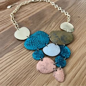 ALI KHAN New York Fashion Pebble Necklace
